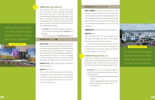 CLASS
                                     1      CONNECTICUT CLASS I RECS: 6%




      FUEL CELL TECHNOLOGY GENER-
      ATES POWER SIMILAR TO HOW A
      STANDARD BATTERY OPERATES:
      WITHOUT ANY COMBUSTION.
               FUEL CELL POWER
                                                                                                                          SOLAR PHOTOVOLTAIC POWER



                                                                                                                   THE SILICONE MATERIAL PRESENT
                                                                           CLASS
                                                                            2      CONNECTICUT CLASS II RECS: 3%   IN SOLAR PHOTOVOLTAIC PANELS
                                                                                                                   TRANSFORMS THE SUNLIGHT INTO
                                                                                                                   ELECTRICITY RATHER THAN HEAT.




34
 34                                                                                                                                                  35
 