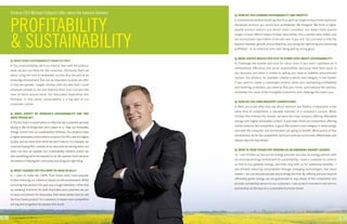 Viridian CEO Michael Fallquist talks about the balance between


    PROFITABILITY
    & SUSTAINABILITY




6                                                                    7
 