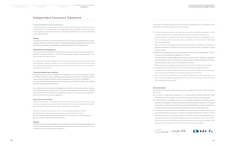 To the management of Samsung Electronics
The Business Institute for Sustainable Development (BISD), led by the Korean Chamber of Commerce
 Industry (KCCI), was commissioned as an independent assurance provider to perform the assur-
ance engagement of the Samsung Electronics’ 2014 Sustainability Report (‘the report’) and present
its conclusion as follows.
Purpose
This assurance statement aims to verify whether this report contains any significant errors or preju-
dices and to present conclusions through an independent assurance engagement of the issues and
performance regarding the sustainability management conducted at Samsung Electronics.
Responsibility and Independence
This report outlines the endeavors, achievements, and future plans concerning the sustainable man-
agement of Samsung Electronics in 2013 and the responsibility related to the preparation of this
report lies with Samsung Electronics.
In conducting the assurance engagement of this report and presenting assurance conclusions to the
board of directors, BISD has no interest in any of the business operations of Samsung Electronics that
aim to generate profits other than serving as a third-party assurance provider in a bid to maintain its
independence and autonomy.
Assurance Standards and Limitations
BISD performed the assurance engagement in consideration of the three accountability principles
of AA1000AS (2008) (inclusivity, materiality, and responsiveness), principles for defining reporting
quality by the Global Reporting Initiative (GRI) G4 guidelines and 7 core issues of ISO26000.
The scope of the assurance was restricted to the performances included in this report only, therefore
data from previous years were excluded.
Physical inspections were made of the Headquarters, Seoul office, business sites in Suwon, Gwangju
out of Samsung Electronics’ business sites in Korea and online data was not included in the assurance
scope. Furthermore, GHG data that has already been verified from another third-party organization
were excluded from the assurance engagement.
Major Assurance Procedures
BISD did not participate in stakeholder activities and assured this report through the review of the
interviews conducted of Samsung Electronics employees, as well as relevant documents provided by
Samsung Electronics. Major assurance procedures undertaken are as follows:.
Review the application of Samsung Electronics’ internal sustainability reporting standards
Review the data contained in the report as well as the process of gathering such data
Review the report content, policies, and systems related to the materiality test and Material Issuess
Conduct physical inspection and interview employees
Opinions
BISD performed the assurance engagement in accordance with the procedures described above and
the report was modified when and if deemed necessary. BISD is not aware of any significant errors in
this Report as a result of its assurance engagement.
Independent Assurance Statement
The opinions of BISD produced as a result of its assurance engagement and in consideration of the
AA1000APS accountability standards are explained below.
Inclusivity: Does Samsung Electronics adhere to the principle of stakeholder engagement in order
to ensure a responsible and strategic response in advancing sustainability management?
- Samsung Electronics is gathering major concerns and opinions from core stakeholders like cus-
tomers, employees, partners, local communities, shareholders, and investors through stakeholder
communication channels.
- BISD is not aware of any significant stakeholder groups that were omitted from the process of
gathering sustainability management issues through Samsung Electronics’ stakeholder commu-
nication channels.
Materiality: Does Samsung Electronics include Material Issuess that affect stakeholders in the en-
tire spectrum of sustainability management in this report?
- Samsung Electronics used the materiality test process to finalize major sustainability management
issues and identified major issues through a separate process of gathering opinions on expecta-
tions by stakeholder group as part of the materiality test process.
- BISD is not aware of any significant issues that were omitted from the materiality test process.
Responsiveness: Does Samsung Electronics appropriately respond to stakeholder issues?
- Samsung Electronics properly responded to the issues that interest stakeholders disclosing assess-
ment and plans for the Material Issuess selected and presented in the report.
- BISD is not aware of any violations of the principle of responsiveness in Samsung Electronics’ re-
sponse to major sustainability management issues or performance that is described in this report
from the perspective of materiality.
Recommendations
BISD presents the following recommendations within the scope that they do not affect the verifica-
tion results:
With respect to sustainability management, it is recommended to establish strategy and imple-
ment activities in order to support the comprehensive decision making of top management.
For each criterion of sustainability aspects, it is recommended to establish the objective and the
performance management criteria for the sustainability key performance indicators for continuous
improvement. Communication with internal and external stakeholders is required through disclos-
ing these activities and the results need to be reflected upon when managing objectives.
In the report, economic performance is reviewed at a corporate level, including all domestic and
overseas offices/sites and subsidiaries. However, sustainability performance review is limited to
the domestic operation of Samsung Electronics and overseas manufacturing subsidiaries only. In
order to ensure that the sustainability management review is comparable to the economic perfor-
mance review, we recommend Samsung Electronics broaden the scope of the sustainability man-
agement subject to reporting to cover all the domestic and overseas subsidiaries.
June, 2014
President Tae-Jin Park
국문 좌우조합
126
2014 Samsung Electronics Sustainability Report
127
Material Issues Facts  Figures AppendicesSustainability Overview
 