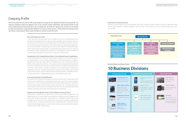 samsung sustainability reports 2014 samsung organisational chart