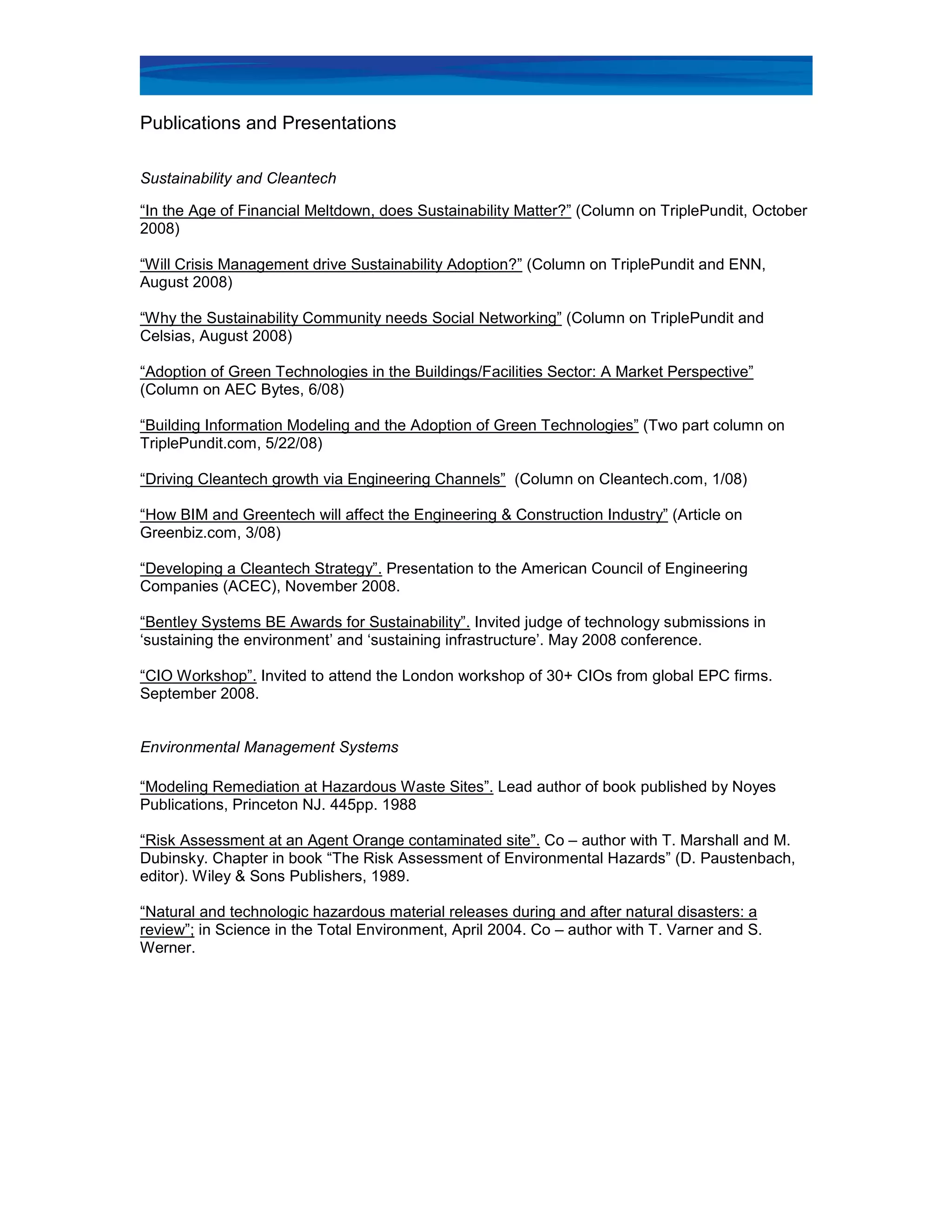 Sustainability Seminar Series By Scott Boutwell Oct08