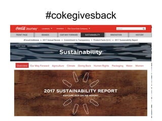 #cokegivesback
 
