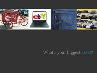 What’s your biggest asset?
 