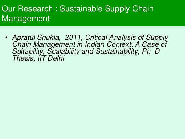 sustainable supply chain thesis sustainable supply chain thesis