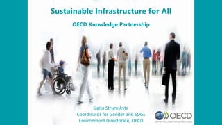 Sustainable Infrastructure for All
OECD Knowledge Partnership
Sigita Strumskyte
Coordinator for Gender and SDGs
Environment Directorate, OECD
 
