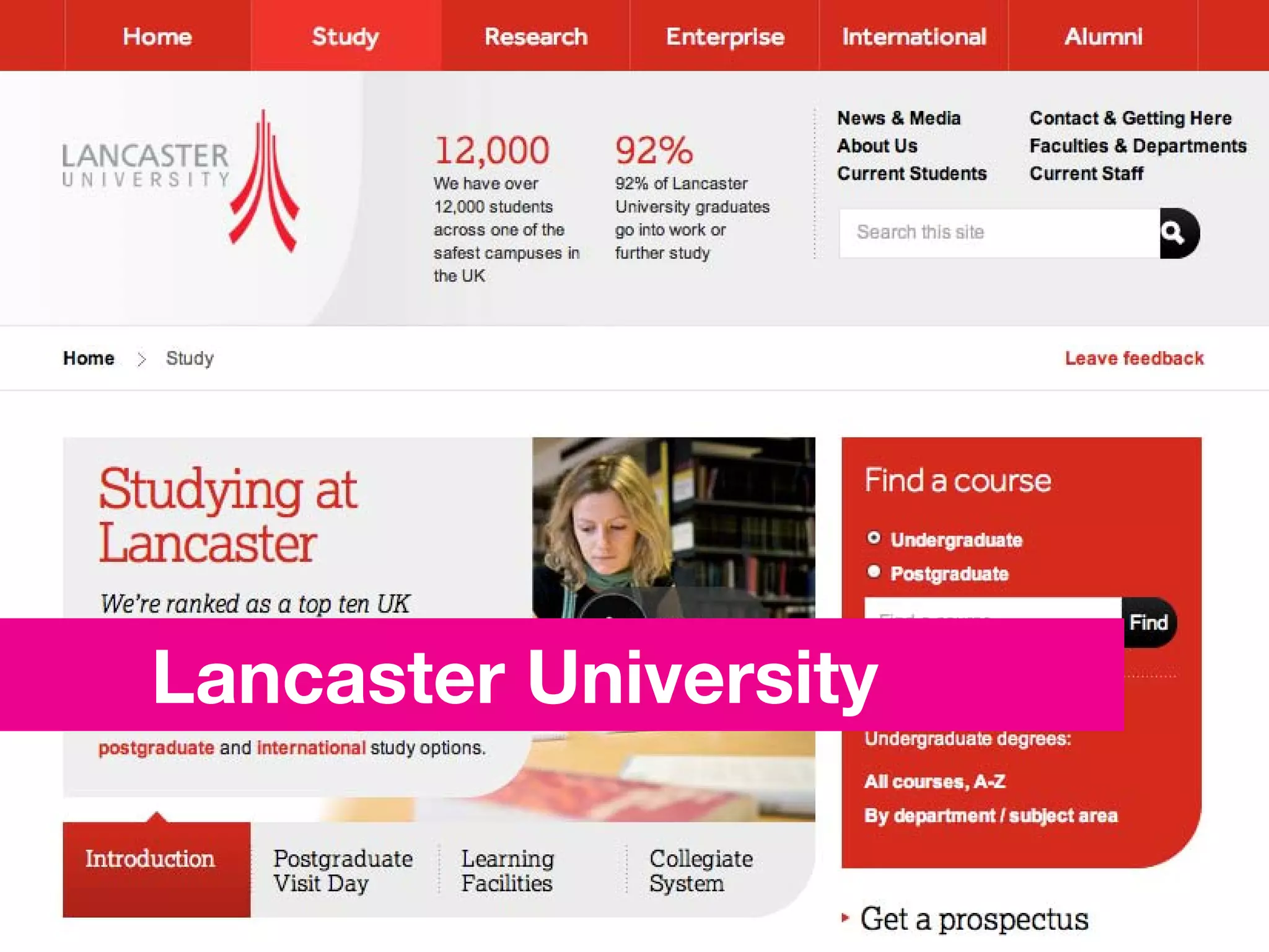 Lancaster University
 