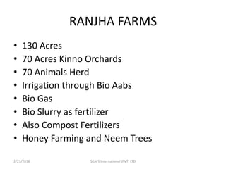Sustainable agriculture land management wan miana | PPTX