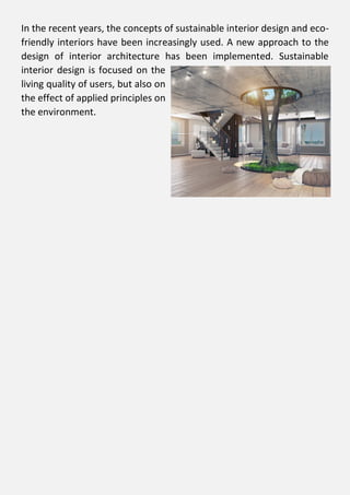 Sustainable and Eco-friendly Interior Design- A THOROUGH RESEARCH | PDF