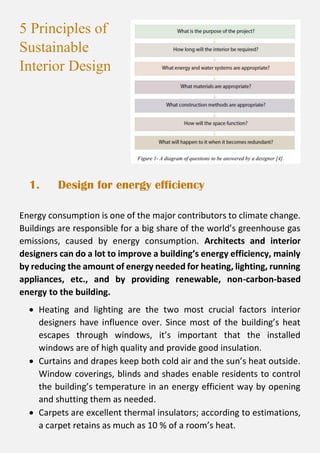 Sustainable and Eco-friendly Interior Design- A THOROUGH RESEARCH | PDF