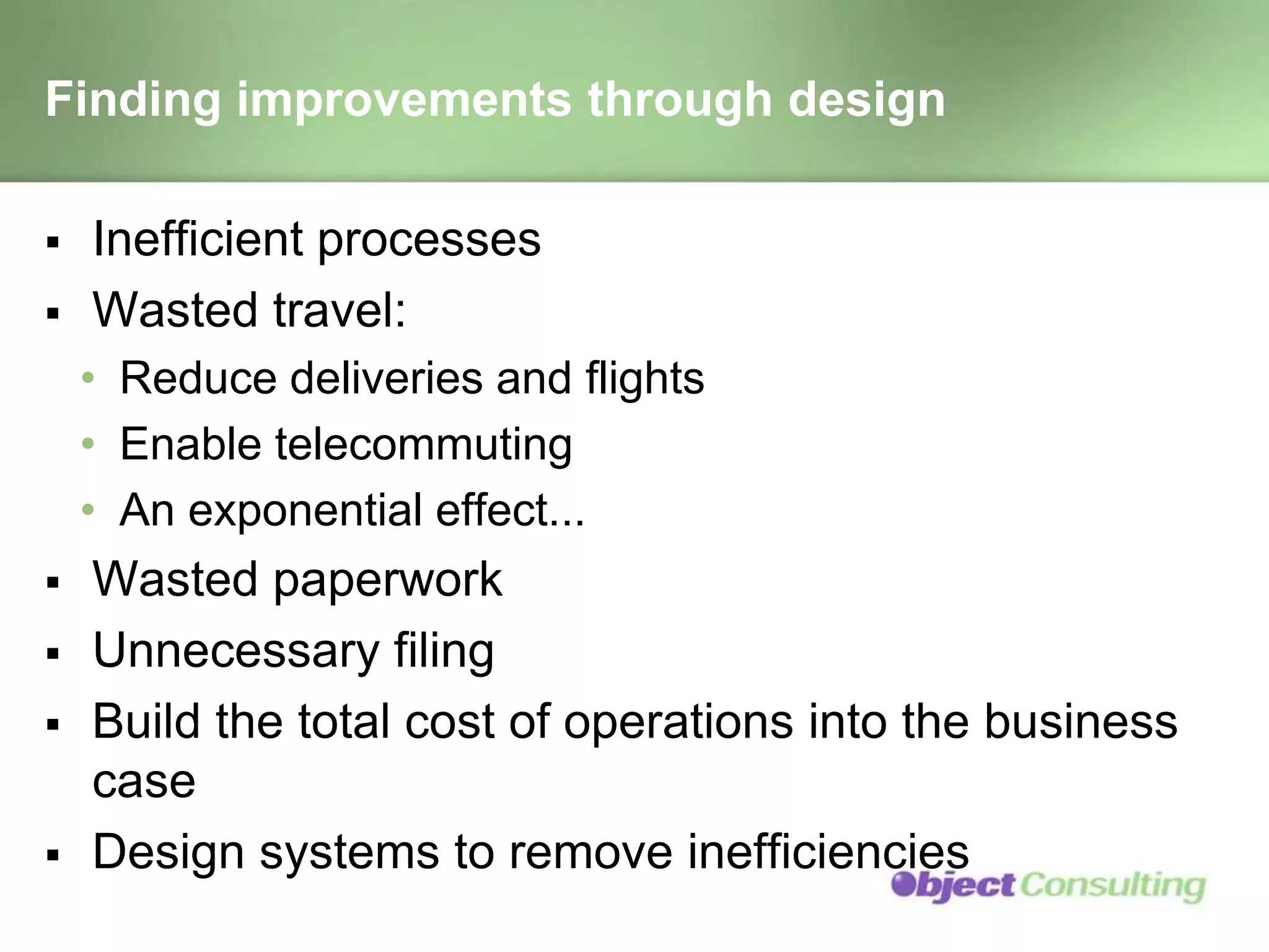 Sustainable Architecture Design