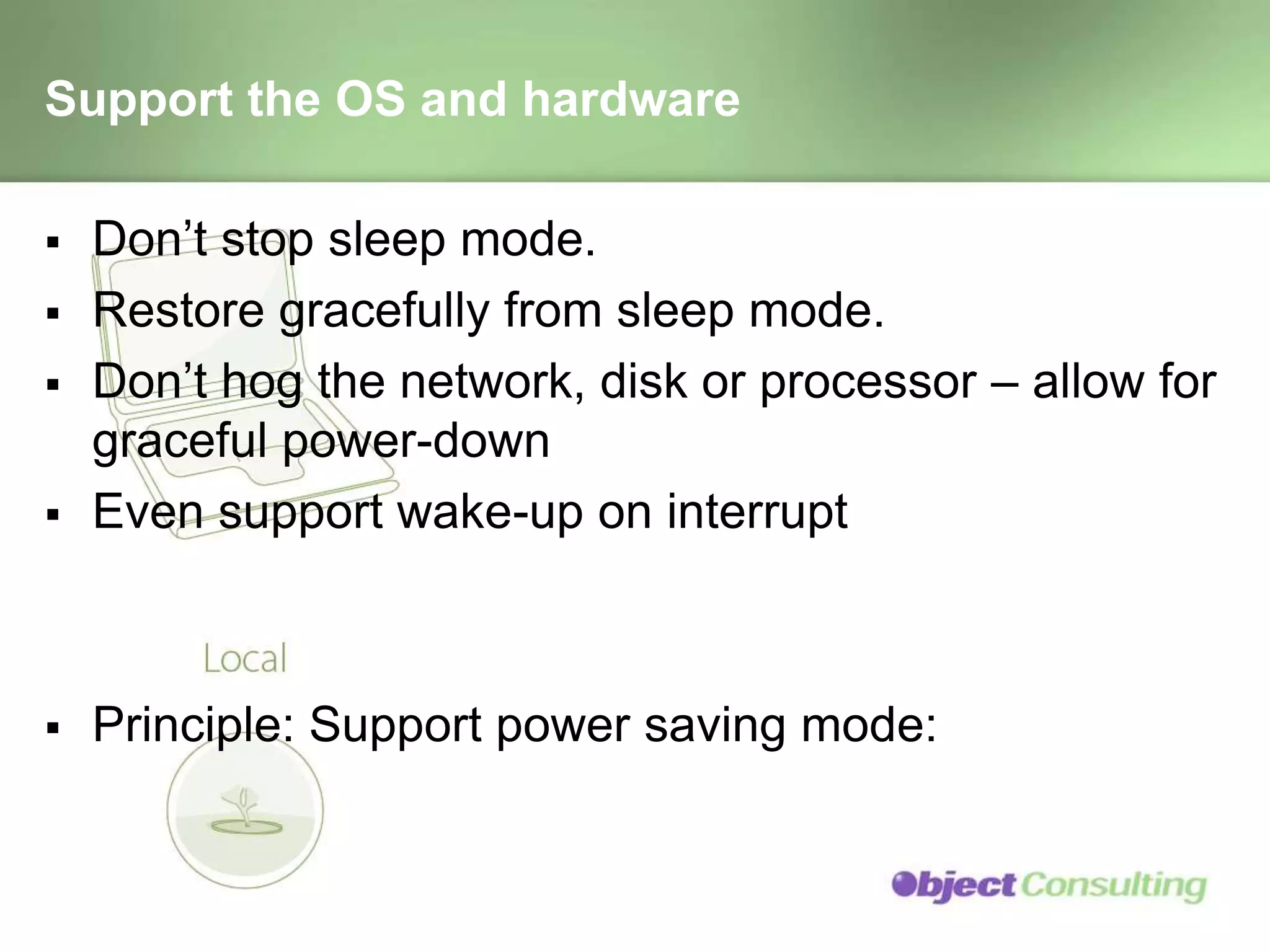 Sustainable Architecture Design