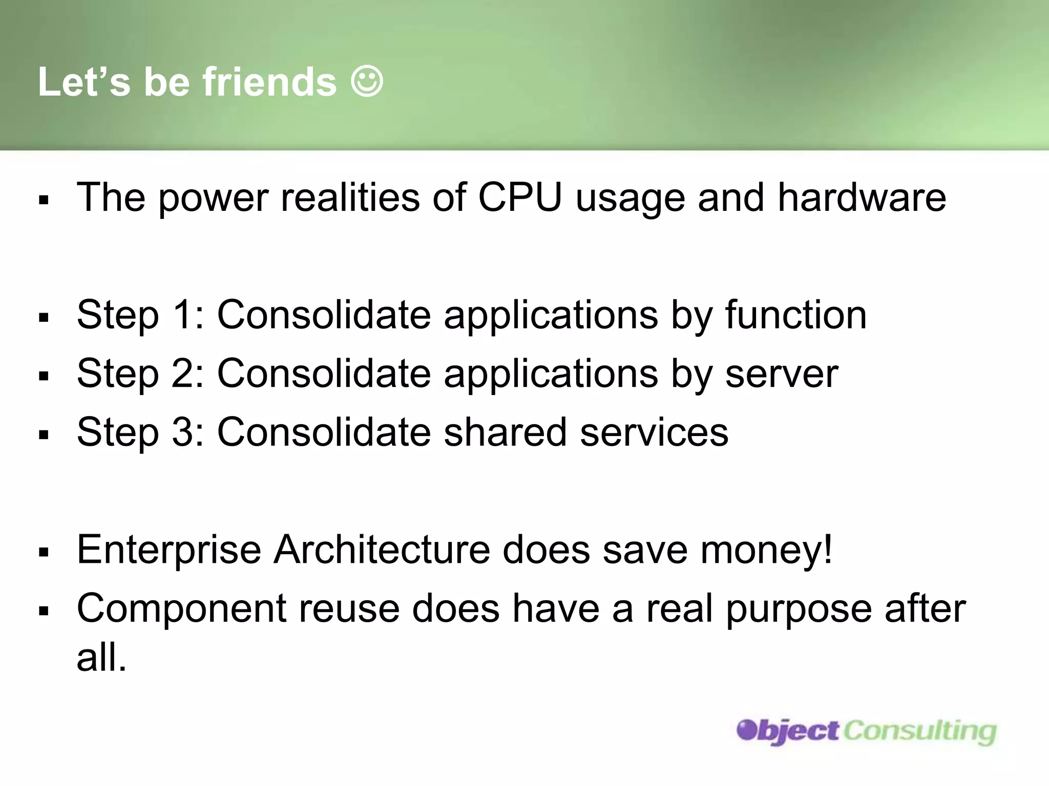 Sustainable Architecture Design