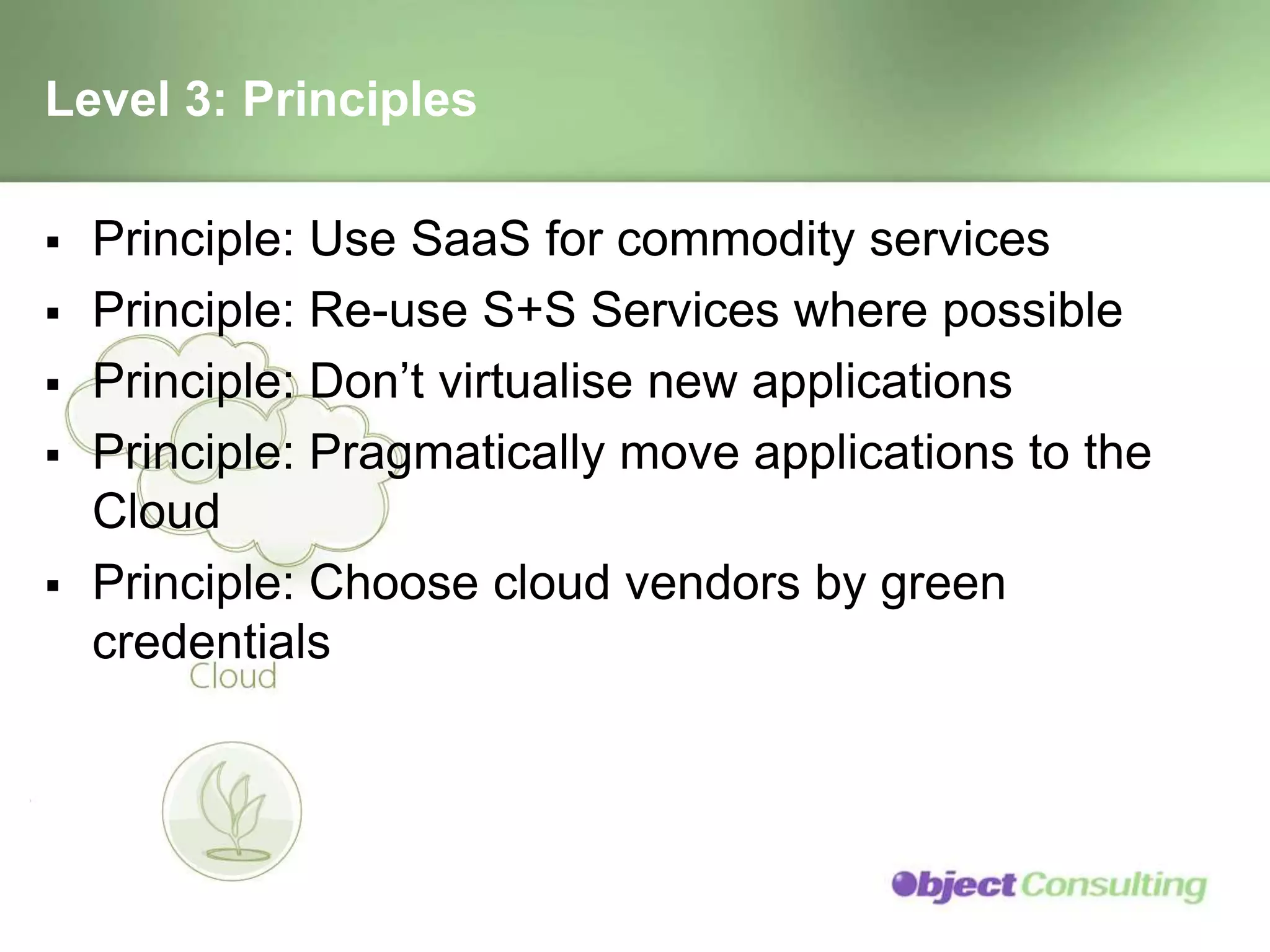 Sustainable Architecture Design