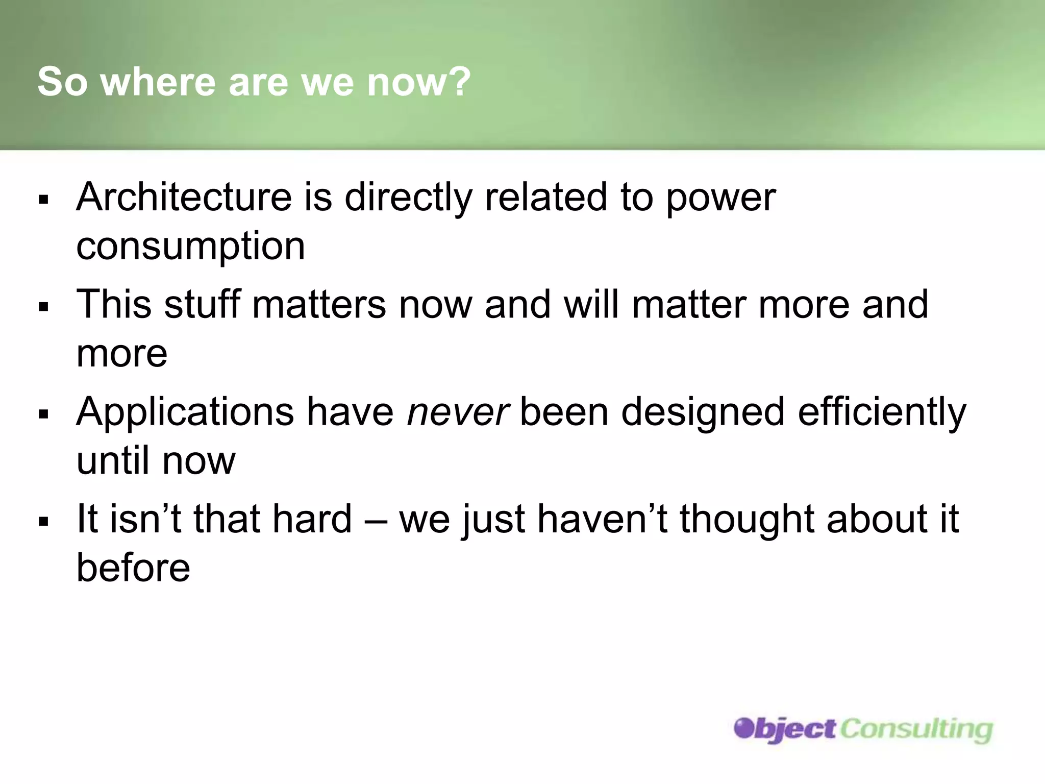 Sustainable Architecture Design