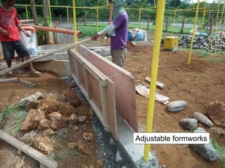 Adjustable formworks
 