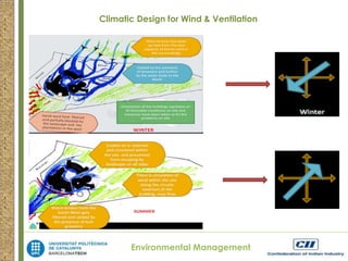 Climatic Design for Wind & Ventilation 
Environmental Management 
 