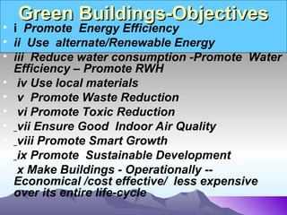 Planning and Designing of sustainable Buildings | PPT