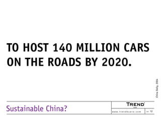 Sustainable China?