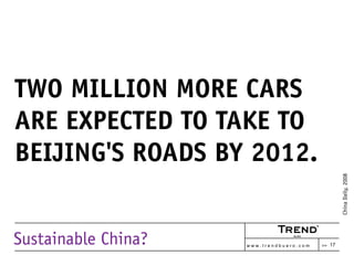 Sustainable China?