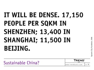 Sustainable China?