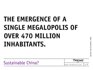 Sustainable China?
