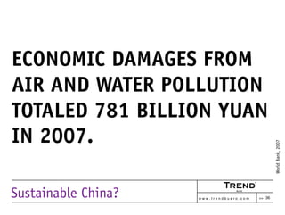 Sustainable China?