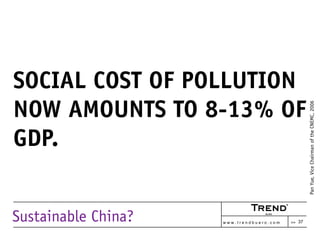 Sustainable China?