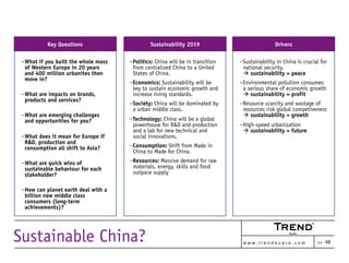 Sustainable China?