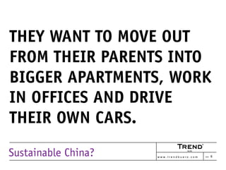 Sustainable China?