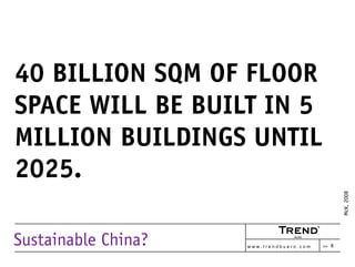 Sustainable China?