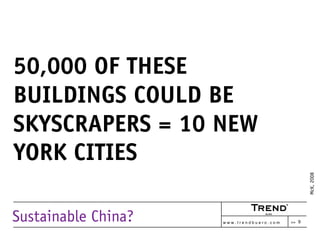 Sustainable China?