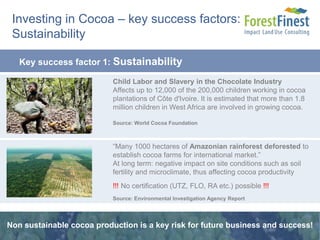 Sustainable cocoa in the Dominican Republic - ForestFinance | PPTX
