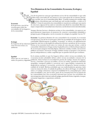 Comunidades Sustentables