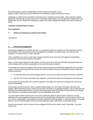 Sustainable Councils 2009 Presentation