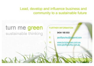 Sustainable Councils 2009 Presentation