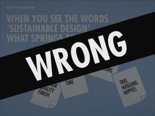 Sustainable Design