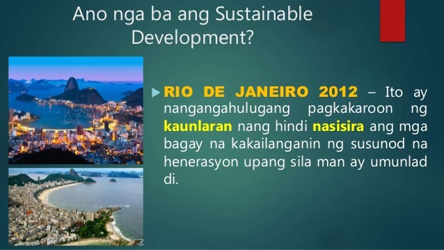 Ano Ang Layunin Ng Sustainable Development Sa Bawat Dimensyon