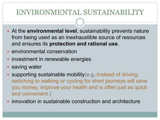 Sustainable development | PPTX