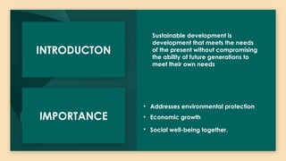 Sustainable development building a better future | PPTX
