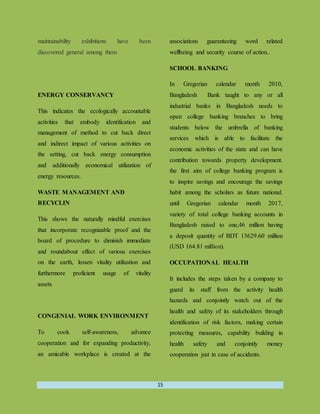 Sustainable development and role of the banking industry in bangladesh ...