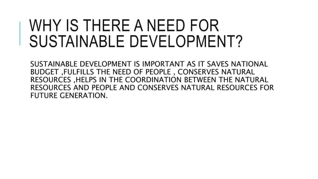 SUSTAINABLE DEVELOPMENT PPT FILE.pptx | Environment | Science