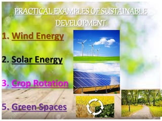 Sustainable Development Examples