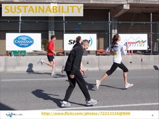 SUSTAINABILITY

http://www.ﬂickr.com/photos/72213316@N00

9

 
