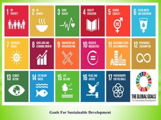 Goals For Sustainable Development
 