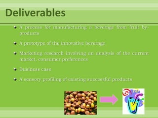 An on-line concept survey on European consumers (n=400)OutcomesThe initial marketing research resulted to some of the product specifications:target group: female gender, 18-35 years old