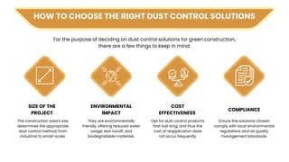 Sustainable Dust Control Solutions for Environmentally Friendly ...