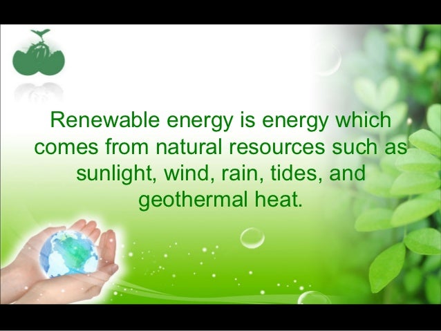 sustainable energy solution