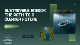 Innovative Solar-Powered Water Cleanup Solutions for a Sustainable ...