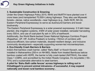 SUSTAINABLE GREEN HIGHWAY CONSTRUCTION IN INDIA.ppt
