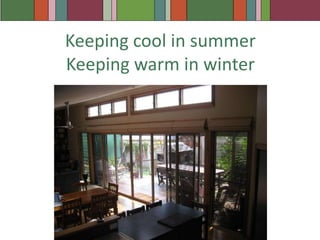 Bamboo floorboards were placed over particle board. Left over floorboards were used as the kitchen splashback.